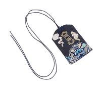 Luxshiny Japonaise Omamori Suspendue Pendentif Traditionnel de Bénédiction pour Santé Sachet pour Offrir Aux Hommes Femmes