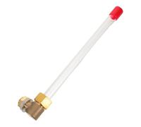 Luxshiny Jauge Cuve Fioul en Acrylique et Métal, Indicateur de Niveau de Réservoir Installation Simple pour Chaudière et Usage Domestique ou Commercial