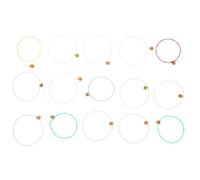 Luxshiny Jeu De Cordes Harpe Celtique 15 Cordes De Rechange En Nylon Pour Lyre, Installation Facile, Son Clair, Pour Professionnels Couleur Aléatoire