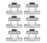 Luxshiny Kit 6 Pièces Loquets Métalliques Haute Température pour Fixation Panneau Verre Hotte Aspirante, Accessoires la Cuisine