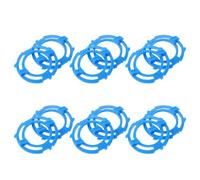 Luxshiny Kit de Bague de Retenue Ensemble Porte-lame de Tête de Rasoir S5000 18 Pcs pour Tête de Rasoir Plastique Bleu Compatible Homme Voyage et Salle de Bain