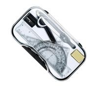 Luxshiny Kit Dessin 8 Pièces Comprenant Mine de Crayon et Règle Multifonction en Plastique pour Trousse Scolaire des Lycéens Couleur Aléatoire