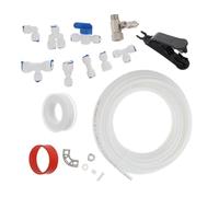 Luxshiny Kit Purification Eau pour Machine à Café Expresso Blanc en Pe, Ensemble 13 Pièces avec Filtre et Entretien Simplifié pour Usage Quotidien