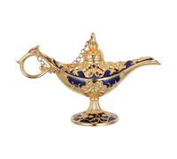 Luxshiny Lampe à Vœux Vintage Décorative en Alliage pour Fêtes Arabes | Décor de Maison, Modèle de Bureau à Collectionner, Style Ancien, Pièce Charmante pour Anniversaires