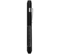 Luxshiny Lampe Stylo Médicale LED Blanche sans Pile, Alliage D’aluminium Noir Compact et Portable, Éclairage Puissant pour Examen Pupillaire, Buccal et Auriculaire - Outil Professionnel