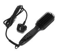Luxshiny Lisseur à Cheveux Multifonction Taille Moyenne Écran Lcd Réglable, Peigne Lisseur à Barbe pour Homme, Usage Maison et Voyage, Élément Chauffant Ptc Rapide