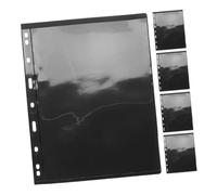 Luxshiny Lot de 10 Feuilles D'Album pour Timbres - 9 Trous - Feuilles Mobiles pour Timbres Affranchissements Documents Et Pièces De Monnaie