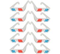 Luxshiny Lot de 10 Lunettes 3D en Papier pour Films 3D, Confortables et Portables, pour Visionnage de Films la Maison, Style pour Garçon et Filles