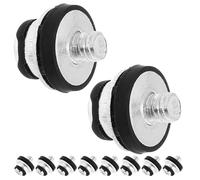 Luxshiny Lot de 10 Vis Miniatures pour Disque Dur en Acier Inoxydable, Fixation Sécurisée Absorption des Chocs, pour Réparation DIY à Domicile, Noir