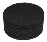 Luxshiny Lot de 12 Filtres à Charbon Ronds en Coton pour Seau à Compost, Désodorisant et Sûr pour Bureaux et Lieux Publics