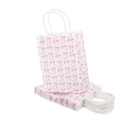 Luxshiny Lot De 12 Sachets Pour Anniversaires D'Enfants Sachets En Papier Avec Nœud Pour Anniversaires Fiançailles Showers Mariages Bonbons Et