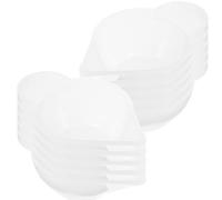 Luxshiny Lot de 15 Gobelets Mélangeurs en Silicone Blanc pour Moule de Coulée en Résine, Flexible et Solide, pour Bricolage DIY et Création de Bijoux