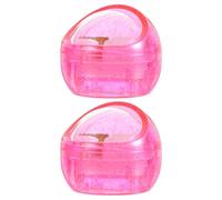 Luxshiny Lot de 2 Brosses pour Ongles Manucure en Plastique, Embout de Perceuse à Ongles, Brosse Forte, Nettoyage Rapide et Pratique pour Salon de Manucure ou Usage Domestique