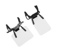 Luxshiny Lot de 2 Cache-œil Ajustables en Abs pour Lunettes de Tir à l'arc, Confortables Clip, pour Archers Novices et Professionnels