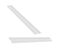 Luxshiny Lot de 2 Couvercles en Silicone Transparent 53 Cm pour Joint Cuisine, Protection Thermique Résistante Haute Température, Cache-espaces pour Plaques de Cuisson et Côtés de Four,