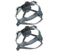 Luxshiny Lot de 2 Doublures de Casque de Chantier en Abs et Nylon avec Bouton Suspendre, Protection et Design Respirant pour Ouvriers du Bâtiment