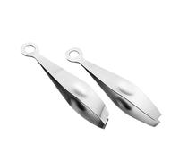 Luxshiny Lot de 2 Pinces à Poulet en Acier Inoxydable Pince Plate et Accessoires Cuisine Pratiques et Portables pour Enlever Poils et Arêtes pour Usage Domestique et Fermier