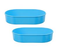 Luxshiny Lot de 2 Plateaux en Plastique pour Remède, Organisateur de Pilules Facile à Nettoyer, Tri, pour Chariots Médicaux en Établissements de Soins