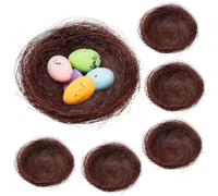 Luxshiny Lot de 20 Abris à Oiseaux en Fil pour Décoration de Plats Froids et Fond de Photo Créatif pour Événements