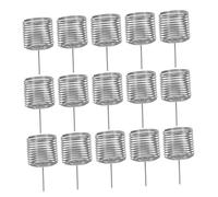 Luxshiny Lot de 20 Boîtes Cylindriques en Acier Inoxydable pour Engrais Panier à Engrais Petit Format pour Bonsaï et Orchidées Récipient à Nutriments sans Couvercle Accessoire Jardinage