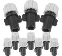 Luxshiny Lot de 20 Buses de Brumisation en Plastique pour Irrigation Horticole, Arroseur à Micro-brumisation Réglable, Installation Facile pour Jardin et Pelouse