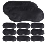 Luxshiny Lot de 20 Masques Yeux en Polyester Doux et Léger Bande Élastique, Cache-yeux Confortable pour Dormir la Maison Trains