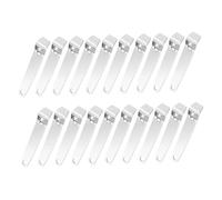 Luxshiny Lot de 20 Ouvre-bouteilles Multifonction en Acier Inoxydable Portable, Mini Décapsuleur Léger pour Flacons et Ampoules, Outil Compact la Cuisine et Usage Infirmier,