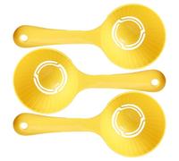 Luxshiny Lot de 3 Moules à Boulettes de Riz en Polypropylène Jaune, Forme Semi-circulaire, Spatules à Riz Multifonctions pour Sushi, Préparation Culinaire et Service Cuisine