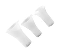 Luxshiny Lot de 3 Moules en Silicone Blanc pour Porte-bagues Coniques, Pratiques et Artisanaux, pour Création de Pendentifs DIY en Résine Époxy