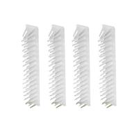 Luxshiny Lot de 4 Peignes D'angle Amovibles pour Chat, Masseur de Pelage pour Éliminer Poils Morts, Outil de Toilettage Mural en Plastique Solide, Accessoires Chat Intérieur pour Massage