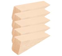Luxshiny Lot de 5 Cales en Bois Chocolat pour Meubles, Cale de Nivellement pour Pieds de Table et Chaise, Fourniture pour Stabiliser et Ajuster Meubles, Accessoires Maison et Restaurant,