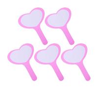 Luxshiny Lot de 5 Tableaux Blancs Effaçables à Sec Unilatéraux 20x28 Cm de Cœur, Palette de Vote Portable, Tableau de Poche Vierge pour Arbitres et Juges, Usage Sportif et Loisirs