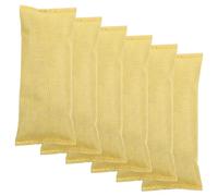 Luxshiny Lot de 6 Sachets Désodorisants Charbon de Bambou Activé, Accessoire Professionnel pour Maison et Chaussures, Absorbeur Odeur Naturel et Remplaçable, pour Couleur Aléatoire
