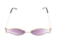 Luxshiny Lunettes de Soleil Forme Poisson pour Camping, Protection UV Légère et Confort en Métal et Pc, Accessoires pour Fête Plage Piscine Estivale