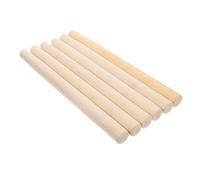 Luxshiny Manches en Bois De Rechange pour Outils De Jardin Multifonctionnels - Lot De 6 Manches 38 Cm - Compatibles avec Hache, Houe, Faucille Et Pelle - Finition Polie pour Prise Confortable