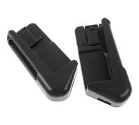 Luxshiny Manette de Jeu pour Téléphone Portable 2-en-1 Compacte en Abs, sans Installation, Compatible Divers Jeux Mobiles, Poignée de Jeu Noire Pliable pour Mobile