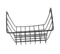 Luxshiny Mangeoire pour Lapins Et Cochons d'Inde Support Métallique Suspendu Panier Ouvert Noir Usage en Cage Petit Animal