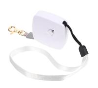 Luxshiny Mini Laisse Rétractable pour Chiens de Petite Taille Corde Plate et Fonction Ceinture Conçue pour Promenade Quotidienne en Milieu Urbain Couleur Aléatoire
