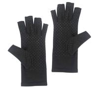 Luxshiny Mitaines de Protection UV, Moufles de Vélo pour Adultes, Noir, Polyester-Coton et Fibres Acryliques, Respirants, Antidérapants, pour L’Escalade et L’Exercice