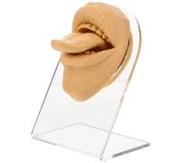 Luxshiny Modèle de Bouche en Silicone pour Pratique de Perçage, Partie Corps Flexible, 1 Lot, pour Poser des Bijoux et S'Entraîner Piercing