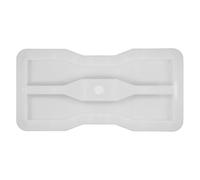 Luxshiny Moule à Béton Réutilisable en PP Blanc pour Fabrication de Dalles et Briques, Facile à Démonter, pour Allées et Patios de Jardin
