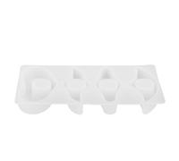 Luxshiny Moule en Silicone Blanc pour Marque-Page Pouce Design à Trou, pour Lecture Main, pour DIY et Création de Bague de Pouce