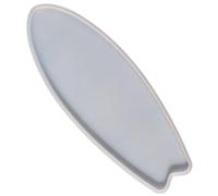 Luxshiny Moule en Silicone Blanc Résistant la Déchirure et Facile à Démouler Forme Planche de Surf pour Loisirs Créatifs pour Fabriquer des sous-Verres Décoratifs