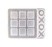 Luxshiny Moule en Silicone pour Jeu d'Échecs DIY Moule Époxy Flexible et Solide pour Loisirs Créatifs en Famille, Démoulage Facile, pour Camping et Pique-Niques