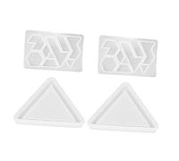 Luxshiny Moule en Silicone pour Puzzle DIY Blanc, Facile à Nettoyer, Résistant Utilisation Répétée, 2 Sets pour Garçon et Filles et Créations Artistiques
