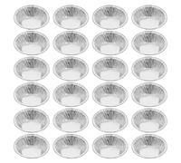 Luxshiny Moules à mini-cupcakes en aluminium 600 pièces ronds pour cuisson four, design résistant à haute température, pour accessoires pâtisserie et tartes