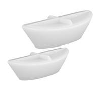 Luxshiny Moules en Silicone pour Voilier 2 Pièces, Kit de Moulage Époxy pour Modèle de Bateau, Démoulage Facile et Polyvalent, Couleur Blanc, pour Loisirs Éducatifs