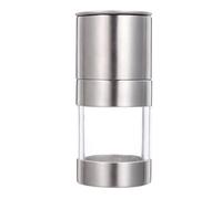 Luxshiny Moulin à Poivre Manuel Réglable en Acier Inoxydable, Compact, Ustensile la Cuisine pour Poivre et Sel, Broyeur à Épices pour Usage Domestique et Professionnel