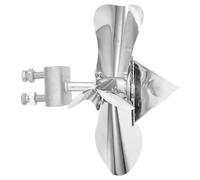 Luxshiny Moulin à Vent Effaroucheur INOX Réfléchissant en Acier Inoxydable pour Décoration Automne pour Protéger Oiseaux, pour Pigeons et Moineaux en Extérieur
