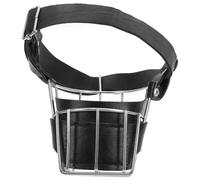 Luxshiny Muselière pour Chien Acier Inoxydable Muselière Réglable pour Chiens Petits et Moyens Conception Pratique et Confortable pour Entraînement et de Circonférence